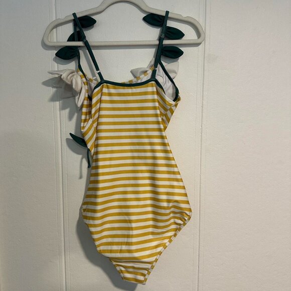 Samantha Pleet Starflower Swimsuit - Goldenrod Ivory - Size M - Picture 2 of 3